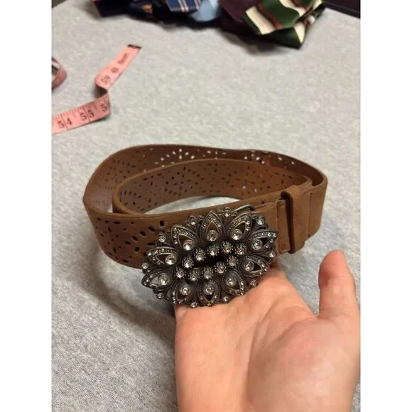 Boho Western Laser-Cut Belt - Picture 12 of 13